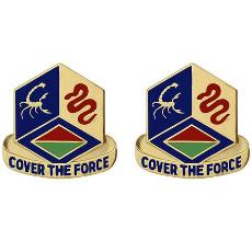 460th Chemical Brigade Unit Crest (Cover the Force)